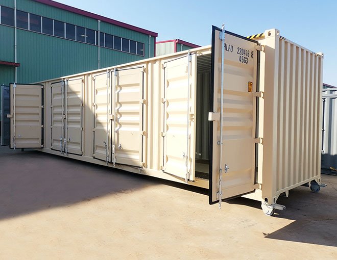 40ft side door shipping container|20 foot shipping container with side ...