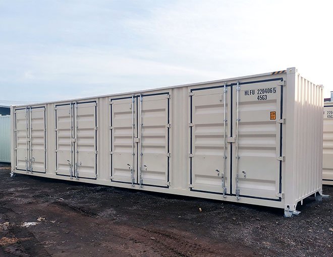 40ft side door shipping container|20 foot shipping container with side ...