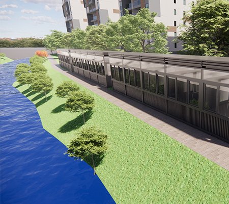 Business along the river 1