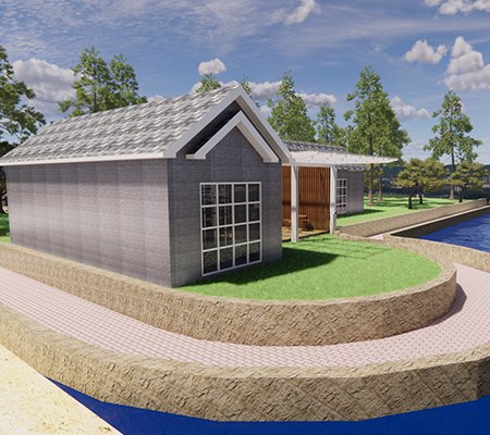 Business along the river 6