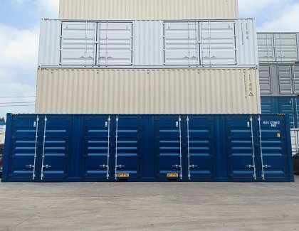 New 40ft/40HC/40hq High Cube CSC One-Way Shipping Container With Two Large Side Doors Opening